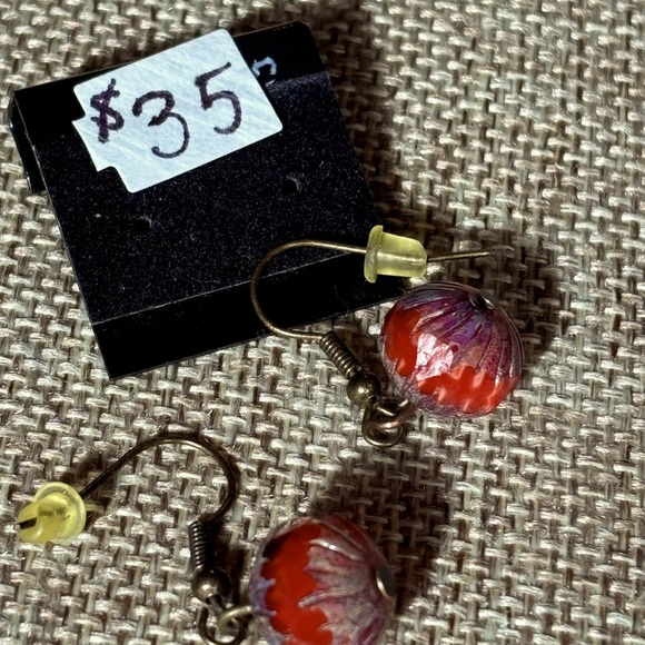 Autumn/Fall Pumpkin Earrings - NWT - Picture 9 of 9